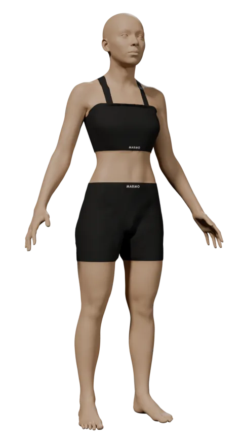Illustration of the Glutes & legs look